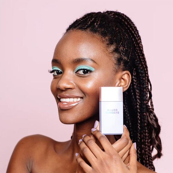 Naked Sundays CabanaGlow SPF 50 Glow Serum Drops in Pearl 40ml Full Size NEW - Picture 3 of 8